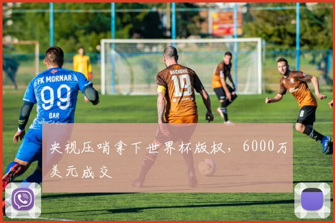 央视压哨拿下世界杯版权，6000万美元成交
